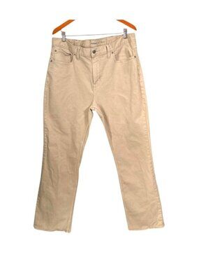 Old Navy Mens Boot-Cut Jeans Beige 40x32 Cotton Blend Denim